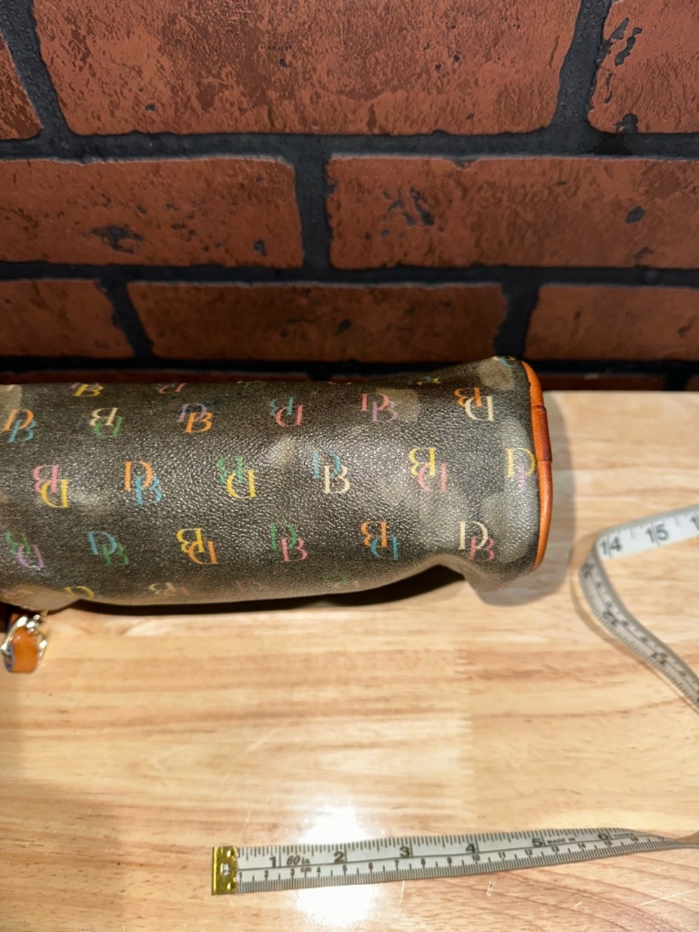 Y2K Dooney & Bourke Multicolor Logo Shoulder Bag - Picture 10 of 13